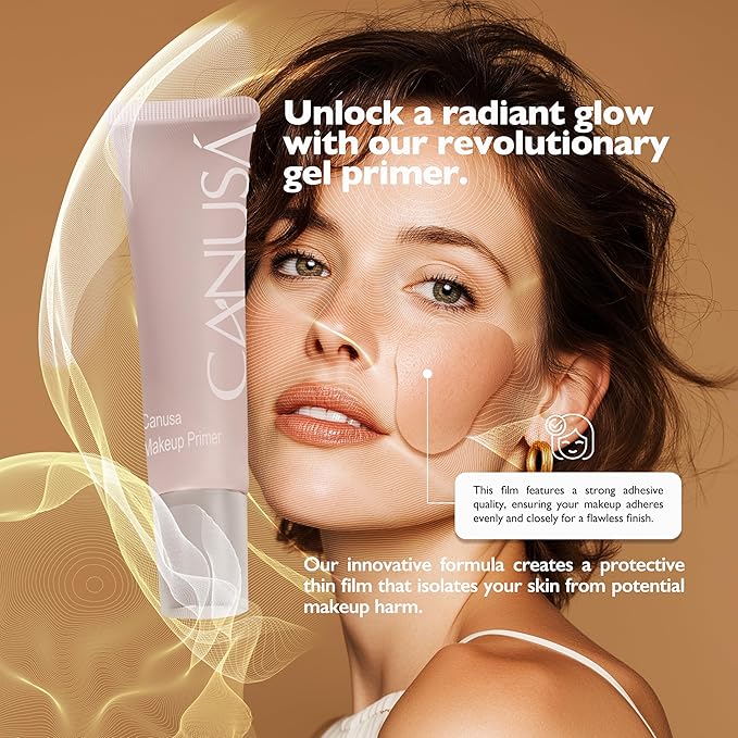 Clear Makeup Primer - Pore Minimizing & Mattifying,Long Lasting Base for Oily/Sensitive Skin - Clear Translucent Finish, Moisturizes & Primes -Cruelty Free US (1.02 Fl Oz / 30ml.)-BrightBean Baby