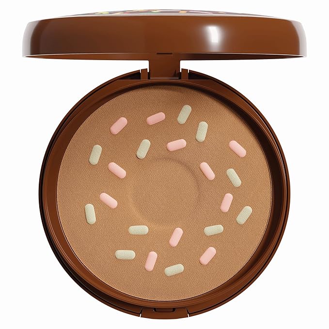 Physicians Formula Murumuru Butter Cheat Day Donut Bronzer, Lightweight, Cruelty-Free, For Sensitive Skin, Dark Shimmer Cream Bronzer, 0.38Oz, Sprinkles-BrightBean Baby
