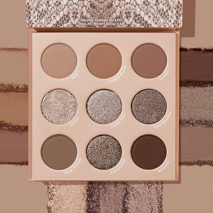 ColourPop That's Taupe Eyeshadow Palette - Cool-Toned Shadow Palette with Metallic and Matte Finishes - High-Pigment Eye Makeup with a Long-Wearing Formula (0.3 oz)