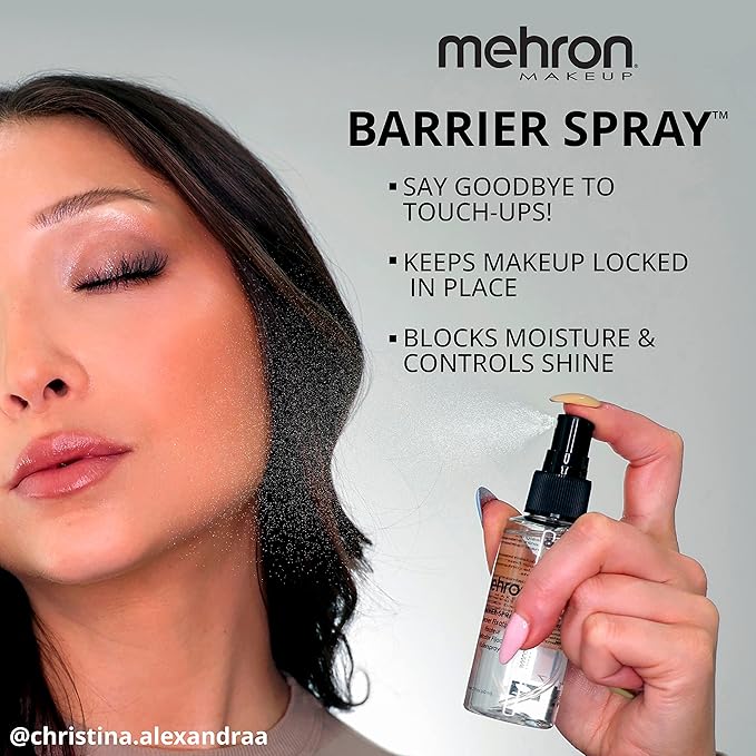 Mehron Makeup Barrier Spray | Setting Spray for Makeup | Makeup Setting Spray for Face 2 fl oz (60 ml)-BrightBean Baby