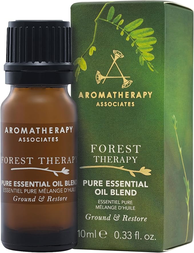 Aromatherapy Associates Forest Therapy Pure Essential Oil Blend. Premium Undiluted Blend to Bring The Outside in. Hand-Crafted with Pink Pepper, Cypress and Ho Wood (0.33 fl oz)-BrightBean Baby