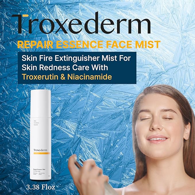 Repair Essence Mist - Hydrating Face Mist for Redness & Blemish-Free, Glowing Skin - with CICA Extract, Niacinamide & Adenosine - Moisturizing & Cooling Face Spray-BrightBean Baby
