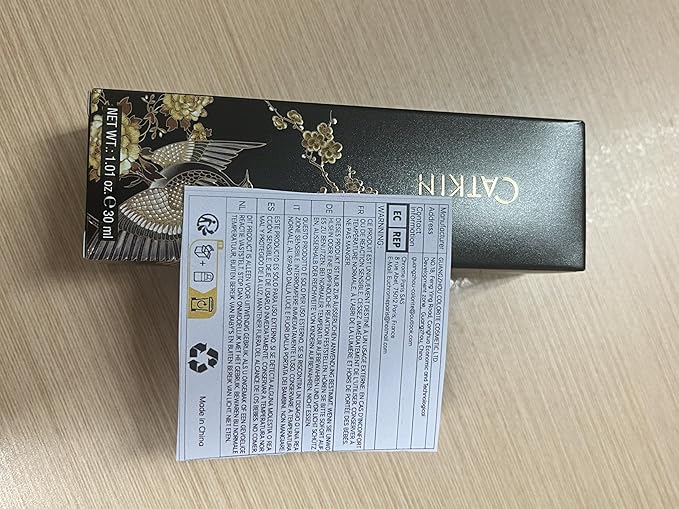 CATKIN Face Makeup Primer Base Ultra Hydrating Essense Natural Glow Finish for Dry Skin Blur Pores Infused with Black Truffle Serum & Hyaluronic acid Translucent Oil Free Formula-BrightBean Baby