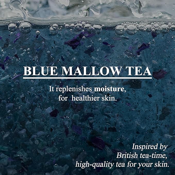 Cotton Blue Mallow Tea Perfume Hair & Body Mist, Hair and Body Perfume Spray for Dry Skin, Moisture Balance, Soothing, Nourishing, Long-Lasting Fragrance, Cotton Scent-BrightBean Baby