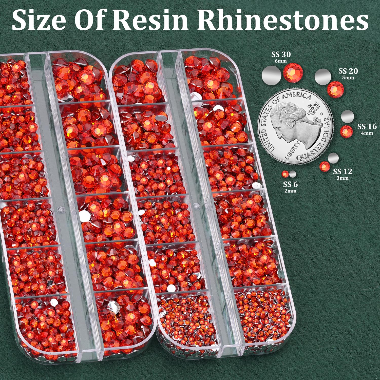 Resin Rhinestones for Crafting with B7000 Jewelry Glue, 2 Boxes Red Zircon Flatback Crystals with 3Pcs 10ml Glue for Bedazzling Crafts DIY Nail Art Makeup, Gems for Clothing Shoes-BrightBean Baby