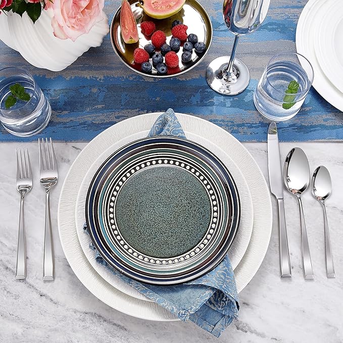 KEAWELL Premium Imperial 4-Piece 6.5 inch Spoon Set – Heavy Duty 18/10 Stainless Steel Flatware with Smooth Rounded Edges, Dishwasher Safe for Sophisticated Dining (4, Teaspoons)