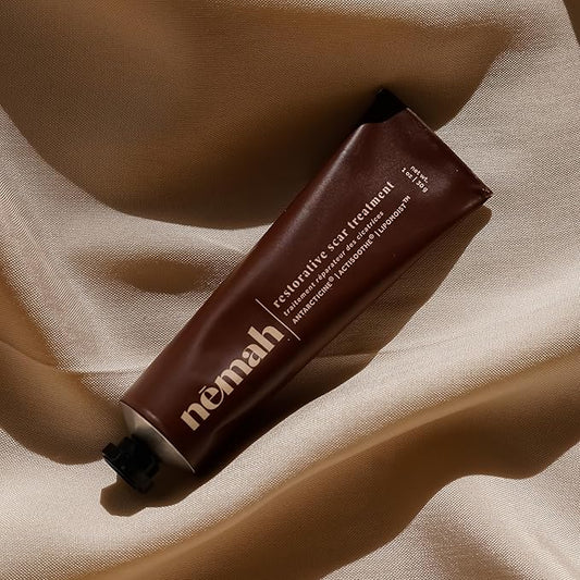 Nemah - C section scar treatment Cream, Natural Scar Cream for Healing Postpartum Scar, Blemishes & acne scar treatment, egan Scar Removal Cream with Marine Actives, Mushroom Extract, and More, 30 g-BrightBean Baby