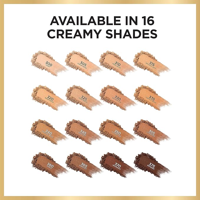 L'Oreal Paris Age Perfect Creamy Powder Foundation Compact, 375 Espresso, 0.31 Ounce-BrightBean Baby