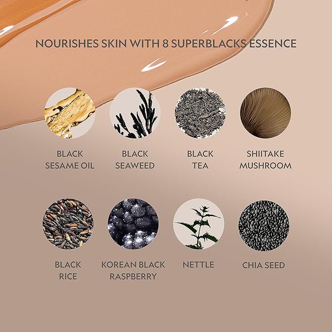 YENSA Super Silk Foundation - Full Coverage, Age-defying complex of Vitamin C, E, Ferulic, and Bakuchiol Oil (Medium 1) 1.0 fl oz-BrightBean Baby