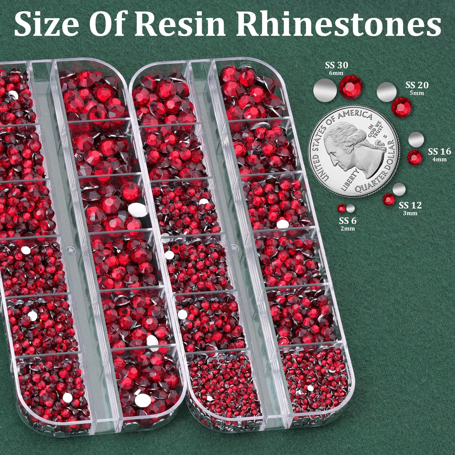 Resin Rhinestones for Crafting with B7000 Jewelry Glue, 2 Boxes Dark Red Flatback Crystals with 3Pcs 10ml Glue for Bedazzling Crafts DIY Nail Art Makeup, Gems for Clothing Shoes-BrightBean Baby