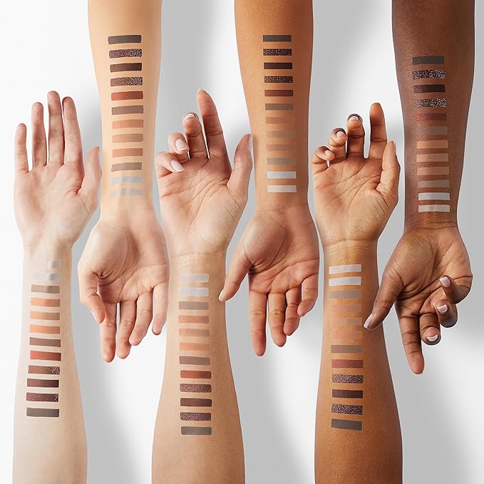 wet n wild Always Naked Palette, Nude Neutral Eye Makeup, Blendable, Warm And Cool Nude Pigments, Matte, Shimmer, Glitter, Creamy Smooth-BrightBean Baby