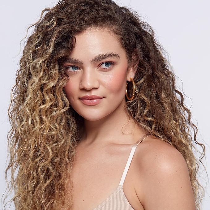 Saie Dew Blush - Lightweight Liquid Blush with a Blendable + Buildable Cream Finish - Dewy Cheek Tint with Doe Foot Wand Makeup Applicator - Soft Rose Blush - Rosy (.40 oz)-BrightBean Baby