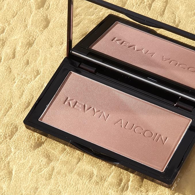 Kevyn Aucoin The Neo-Bronzer, Sunrise Light: 3 in 1 makeup palette. Highlighter, blush & bronzer in one smooth gradient makeup compact. Shimmer & matte in light, medium & deep. Sun-kissed to bronzed.-BrightBean Baby