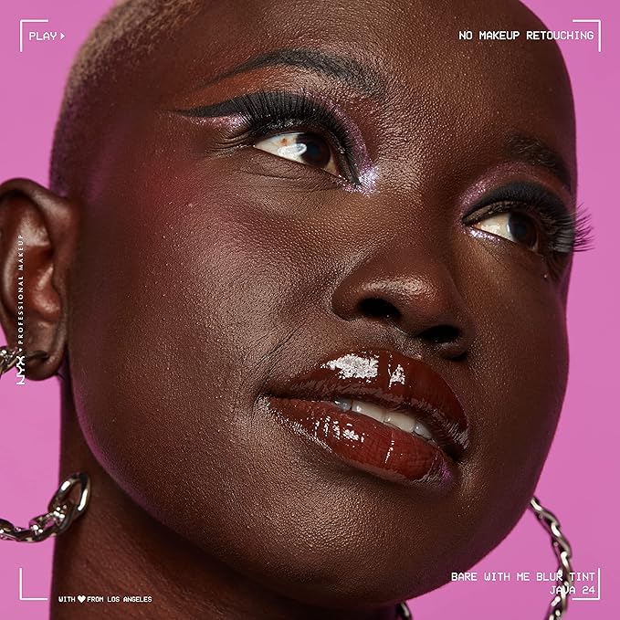 NYX PROFESSIONAL MAKEUP Bare With Me Blur Skin Tint Foundation Make Up with Matcha, Glycerin & Niacinamide - Java-BrightBean Baby