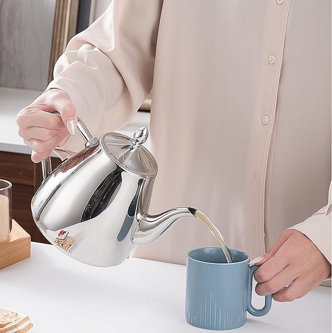SANQIAHOME Stainless Steel Teapot Coffee Servers 2000ml