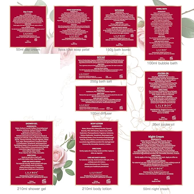 Mothers Day Gifts for Mom 25Pcs Luxury Spa Gift Basket for Women with Necklace, Shower Gel | Relaxing Bath & Body Care Kit Valentine's Christmas Gifts for Her Perfect for Anniversary or Bridal Shower-BrightBean Baby