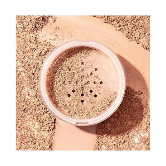 COVER FX Perfect Setting Powder - Shade Medium- Loose Makeup Finishing Powder - Mattify Skin and Lock in Makeup - Blurs Fine Lines - Full Size-BrightBean Baby