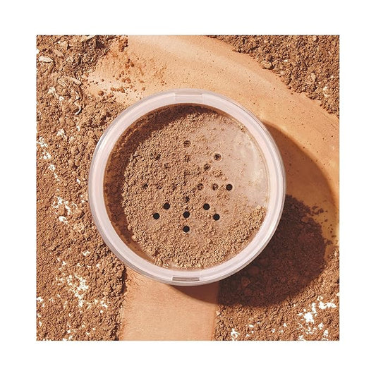 COVER FX Perfect Setting Powder - Shade Tan - Loose Makeup Finishing Powder - Mattify Skin and Lock in Makeup - Blurs Fine Lines - Full Size-BrightBean Baby