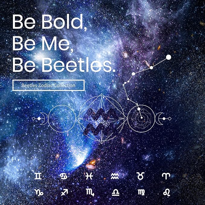 Beetles Blue Gel Nail Polish,6 Colors Baby Blue Glitter Aquarius Holy Water Collection Fall Winter Gel Polish Soak off Uv Led Lamp Nail Art Manicure Gifts for Women-BrightBean Baby