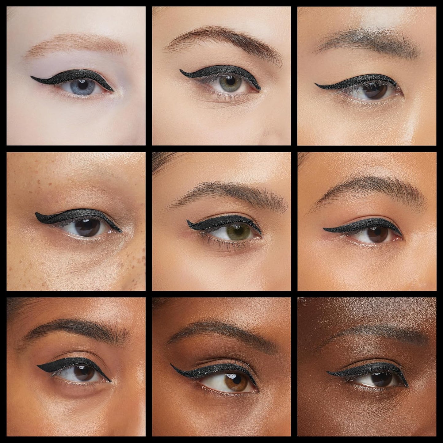 Skone Waterproof Liquid Eyeliner - Long Lasting & Smudge Proof - Insanely Intense Tattooed Eyeliner Pen with Felt Tip Applicator - Jet Black (0.07oz)-BrightBean Baby