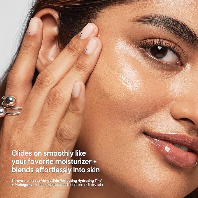 Almay Hydrating Liquid Foundation Tint, Lightweight with Light Coverage, Naturally Dewy Finish, Hypoallergenic, Dermatologist TestedFragrance Free, 120 Beige, 0.94 fl oz.-BrightBean Baby