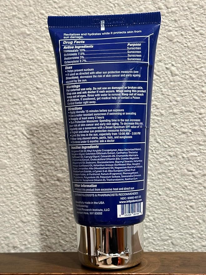 Trilipiderm 3oz TSA Travel Size 6-Pack All-Body Moisturizer with SPF 30 for Body, Face, Hands, & Feet-BrightBean Baby