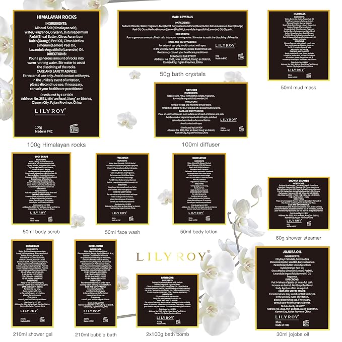 Mothers Day Gifts for Mom - Luxury 18-Piece Gold Leather Spa Gift Set, Premium Bath Collection with Bath Bomb | Father's Day Christmas Birthday Gifts, All Occasion Ultimate Holiday Gift for Her & Him-BrightBean Baby