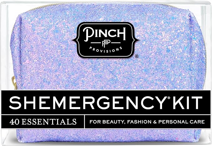 Pinch Provisions Shemergency Kit for Her, 40 Emergency Essential Items, Compact, Multi-Functional Pouch, Gift for Women, Birthday, Bachelorette Parties, and More!-BrightBean Baby