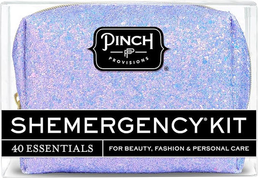 Pinch Provisions Shemergency Kit for Her, 40 Emergency Essential Items, Compact, Multi-Functional Pouch, Gift for Women, Birthday, Bachelorette Parties, and More!-BrightBean Baby