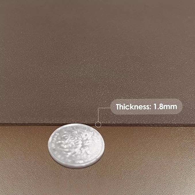 Table Pad - Used for Square Table Waterproof and Easy to Clean Good Flatness Easy to Used for Dining Table(Mud Color+Champagne Gold 46x46)