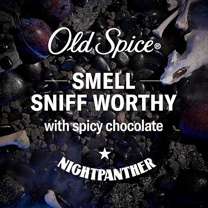 Old Spice Body Wash for Men, NightPanther, 24/7 Shower Freshness, 24 fl oz (Pack of 4)-BrightBean Baby