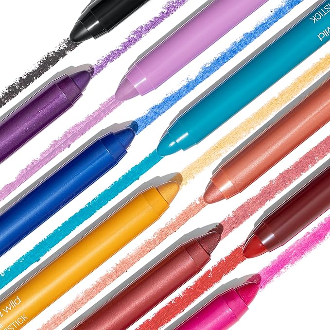 wet n wild Color Icon Cream Eyeshadow Makeup Multi-Stick Peach Born To Flirt (Pack of 2)