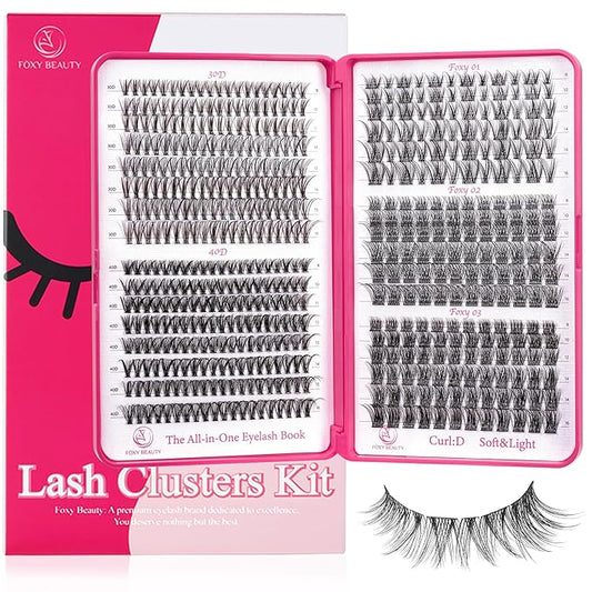 Lash Clusters Wispy - Lash Clusters,30D 40D Lash Clusters For Natural Look WideSpan 8-16MM Eyelash Clusters D Curl Lash Clusters For DIY Lashes At Home-BrightBean Baby