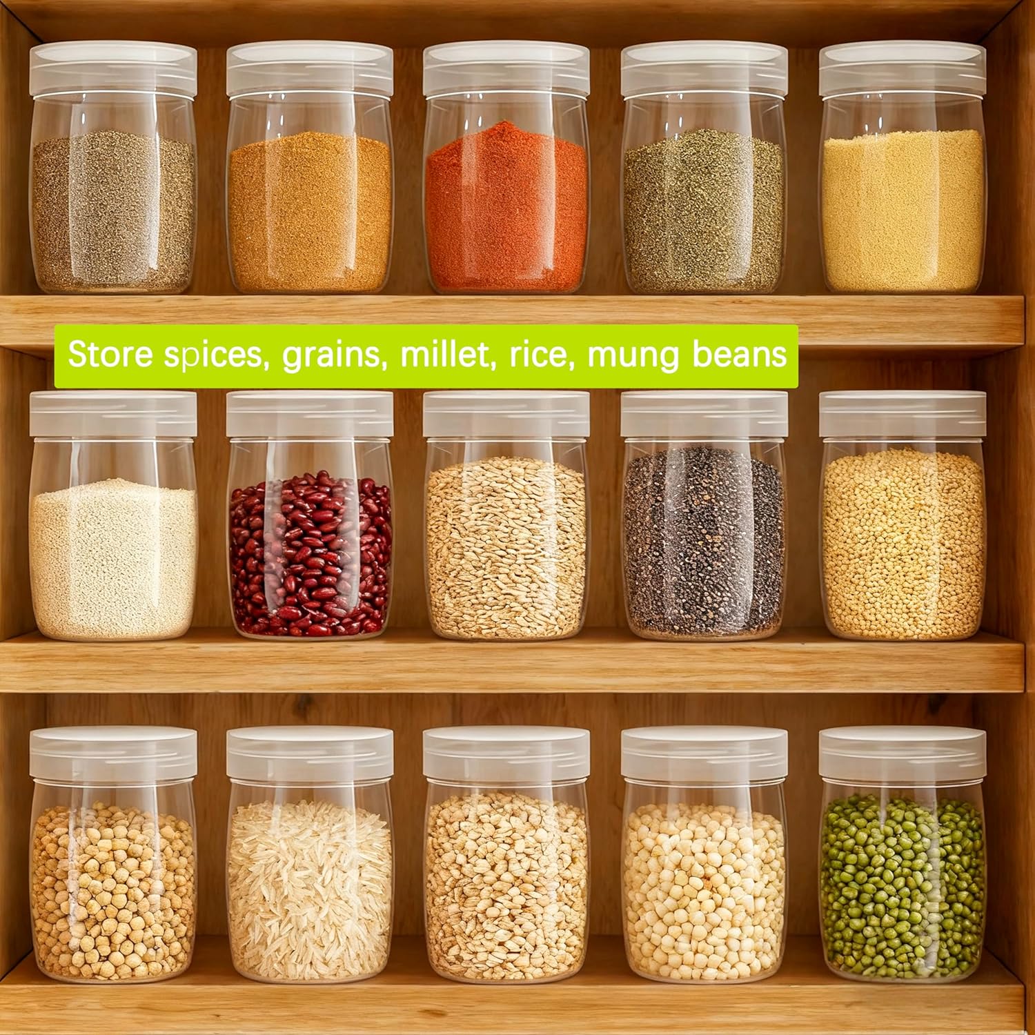 Mini Pudding Jars 82Pack, 5oz/150ml Plastic Favor Jar with Lids, Candy jars,Yogurt Containers with Pressure Sensitive Seal, Mason Jar,Jam,Bath Salt Jars Wedding Favors Honey Pot-BrightBean Baby