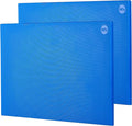 CURTA 2-Pack Blue Cutting Boards for Kitchen, 24" x 18" x 0.5" Color Coded Plastic Chopping Board with Anti Slip Surface Dishwasher Safe