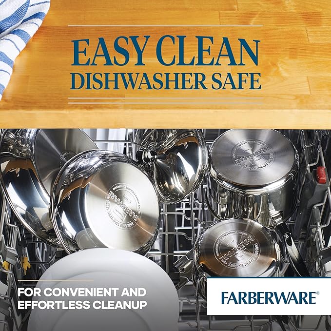 Farberware Classic 3-Quart Stainless Steel Straining Saucepan