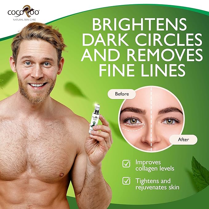 Caffeinated Eye Serum, Nutrient-Dense, 100% Pure, Natural & Vegan (Peppermint)-BrightBean Baby
