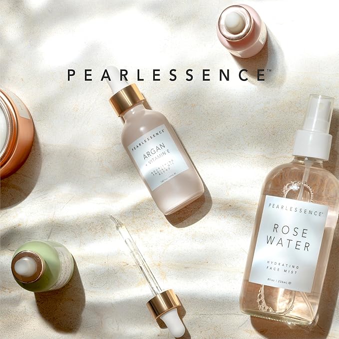 Pearlesssence Anti-Aging Eye Serum (Retinol + Collagen) - Helps Reduce Fine Lines & Wrinkles | Gentle & Lightweight Formula | Plumps & Tightens | Made in USA & Free (1oz)-BrightBean Baby