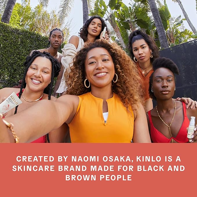 Kinlo Self Care Kit - Facial Oil, Facial Mist, Eye cream, Sweet Orange Coconut Scent Candle | Home SPA Gift Set Mother's Mother's day gift day gift | Black Owned Skincare | Made in USA-BrightBean Baby