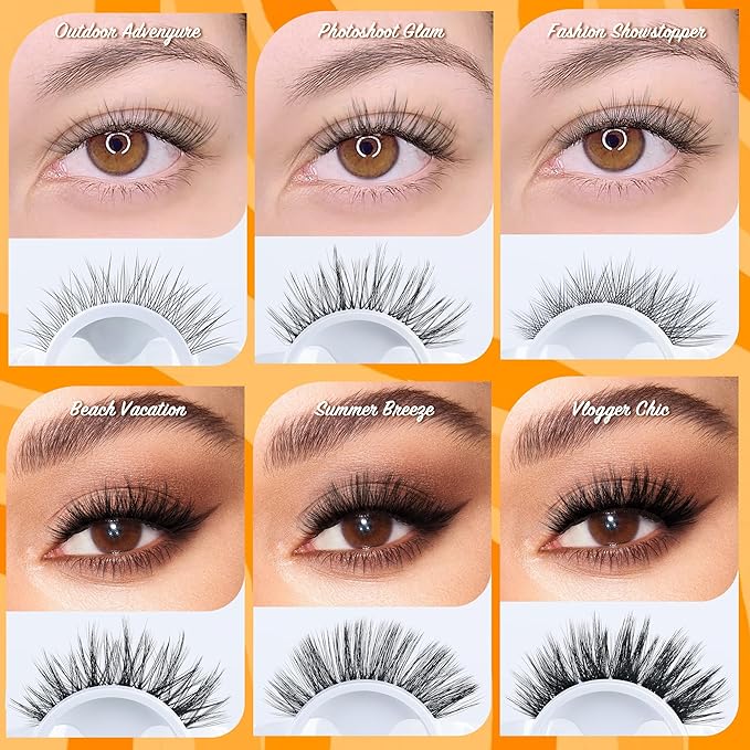 Fluffy Lash Clusters - 360Pcs Natural 0.05D Eyelash Clusters, Left & Right Eyelashes, Urtra Lightweight Cat Eye Clusters for Starter DIY at Home(Eyelashes Only）-BrightBean Baby