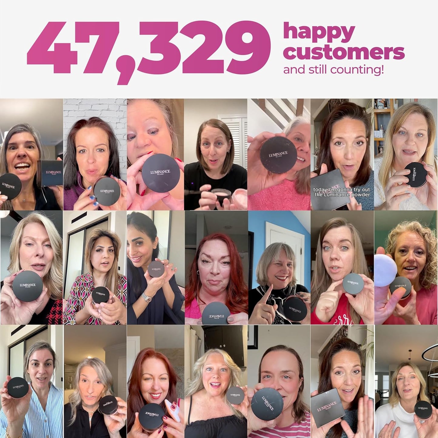 Original Luminance Milano Ultra Pink Powder Setting Powder Makeup – Mineral Loose Face Powder Makeup, Oil Control, Pore-Blurring, Matte Creaseless Baking, Ultra Pink-BrightBean Baby