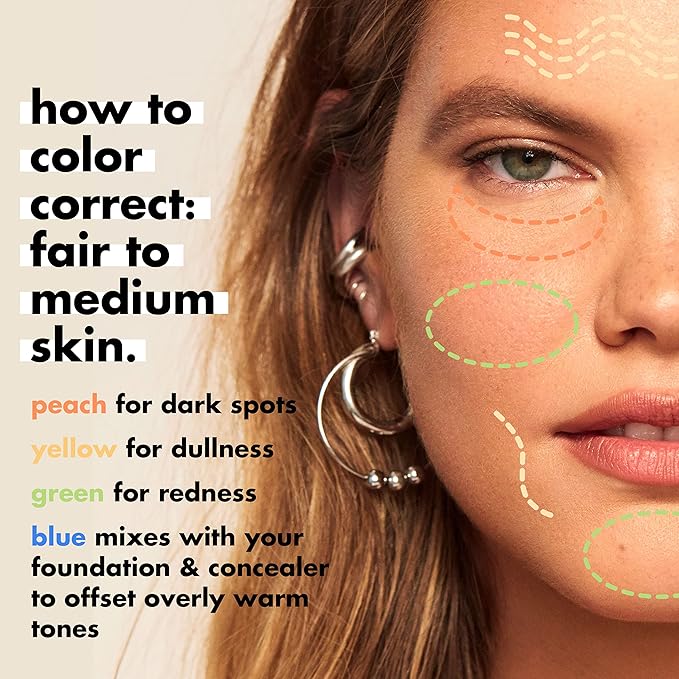 e.l.f. Camo Color Corrector, Hydrating & Long-Lasting Color Corrector For Camouflaging Discoloration, Dullness & Redness, Vegan & Cruelty-Free, Orange-BrightBean Baby