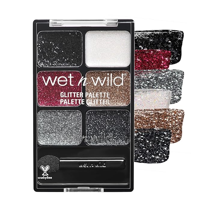 wet n wild Fantasy Makers Glitter Face Palette Heavy Metals-BrightBean Baby