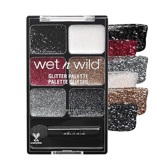 wet n wild Fantasy Makers Glitter Face Palette Heavy Metals-BrightBean Baby