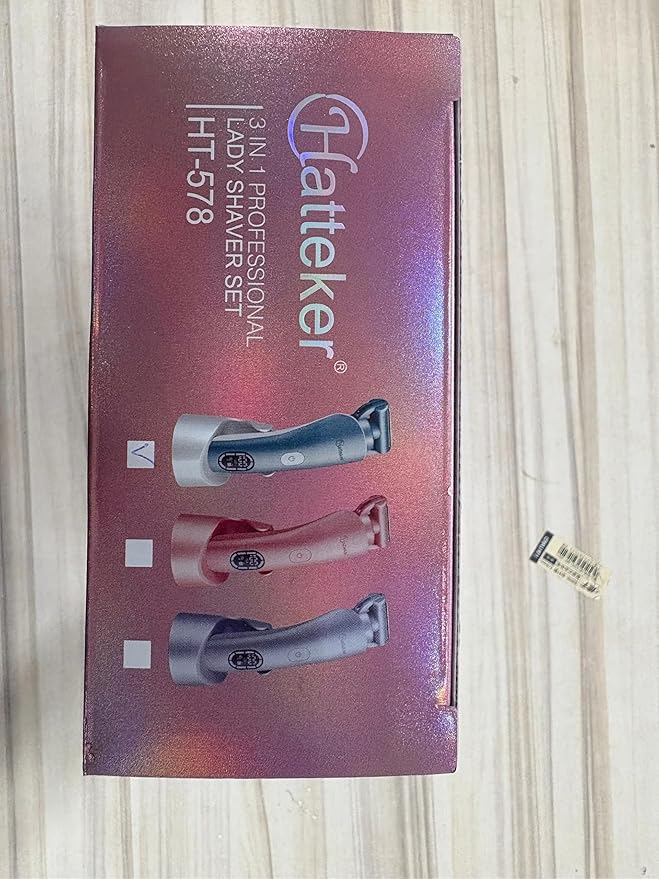 Hatteker Women's Electric Shaver Bikini Trimmer Hair Trimmer for Women Electric Razor for Legs Bikini Underarm Public Hairs Led Display IPX7 Waterproof Gift for Women (Blue)-BrightBean Baby