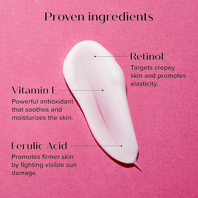 Medix 5.5 Retinol Body Cream + Vitamin C Lotion Anti Aging Moisturizer Skincare Set, Retinol Lotion Targets Wrinkles, Sagging Skin, Crepey Skin, Vitamin C Cream Brightens & Hydrates Dry Skin, Bundle-BrightBean Baby