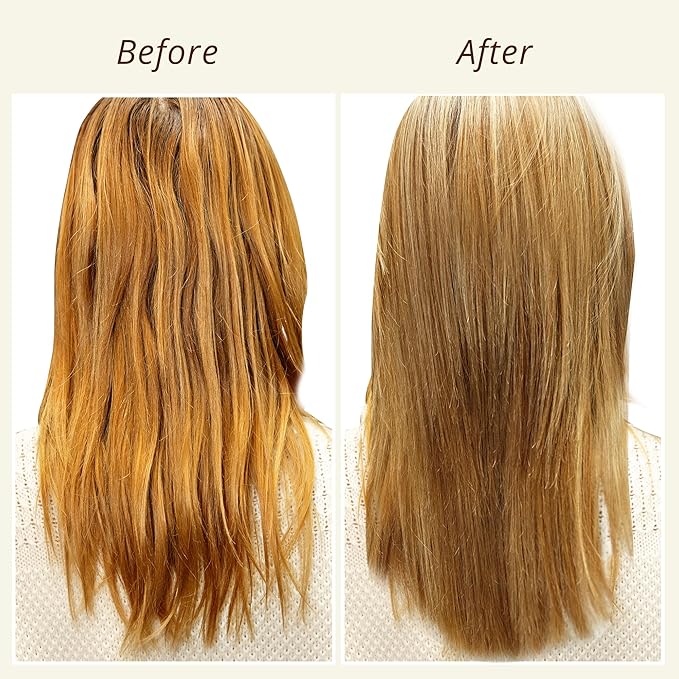 Leave-In Hair Oil with Sandalwood & Bergamot – Natural Essential Oil Aroma, Lightweight Frizz Control & Shine Enhancer for Dry or Damaged Hair – No-Rinse Oil, 3.4 fl oz (100ml)-BrightBean Baby