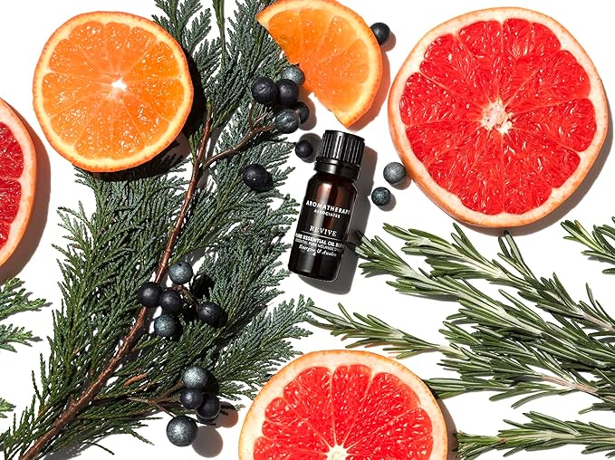 Aromatherapy Associates Revive Pure Essential Oil Blend. Premium Undiluted Blend to Feel Energized. Hand-Crafted with Grapefruit, Bergamot and Neroli (0.33 fl oz)-BrightBean Baby