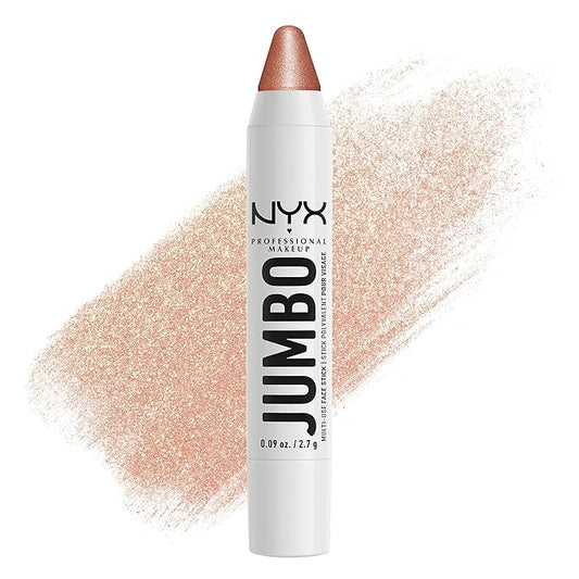 NYX PROFESSIONAL MAKEUP, Jumbo Multi-Use Face Highlighter Stick - Coconut Cake-BrightBean Baby