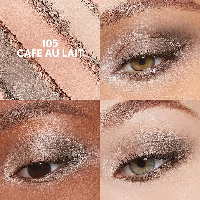 COVERGIRL - Eye Enhancers 3-Kit Eyeshadow, silky, sheer formula, double ended applicator, 100% Cruelty-free-BrightBean Baby